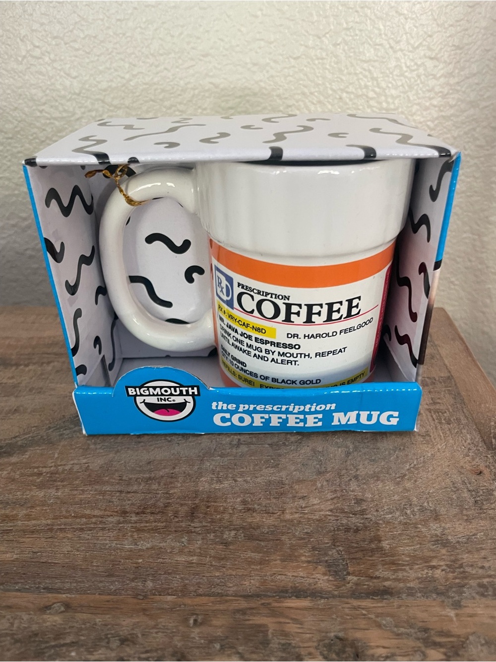 BigMouth Inc. The Prescription Coffee Mug 12 oz Funny Novelty Ceramic Mug